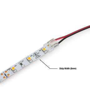 VBD-CON-8MM-1S1W LED Strip to Wire Connector, Veroboard
