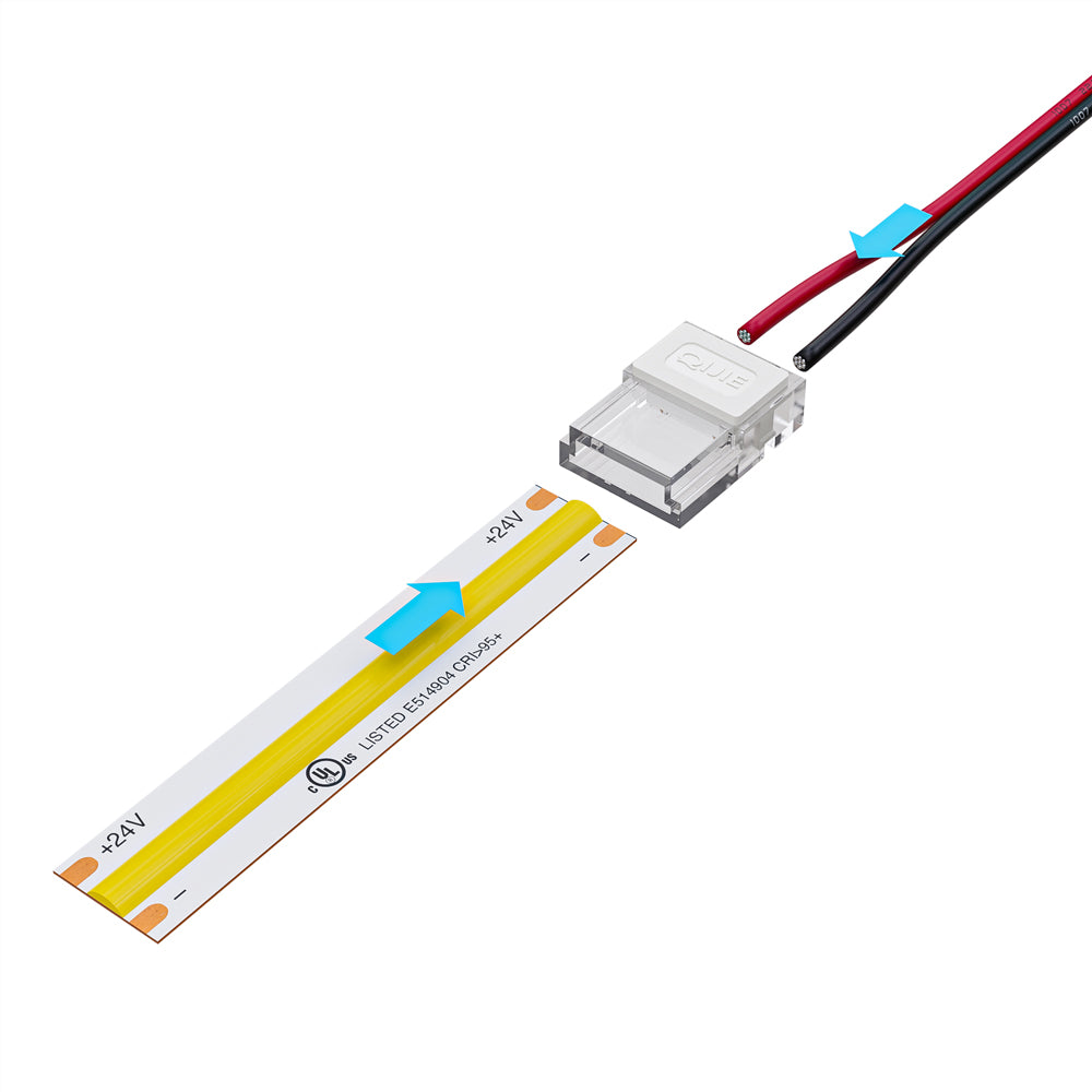 VBD-CON-10MM-1S1W LED Strip to Wire Connector