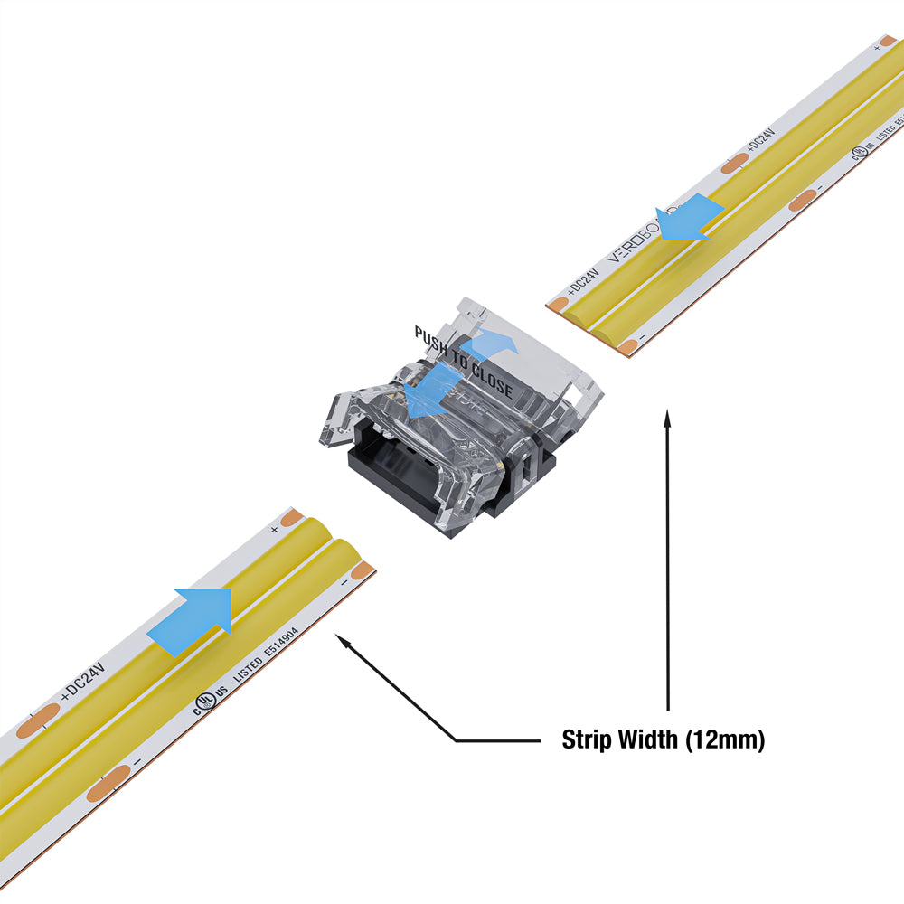 VBD-CON-12MM-2S LED Strip to Strip Connector