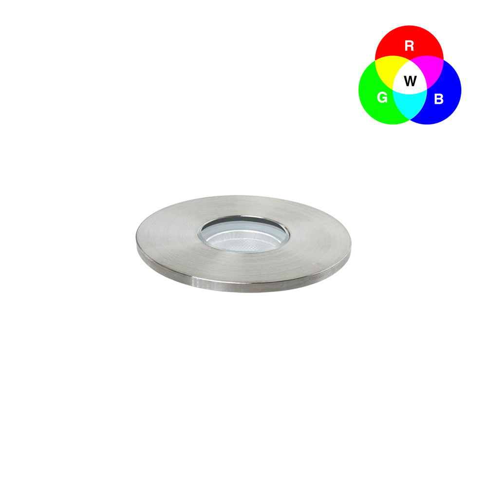 VBD-UL-1022-0300-A-RGBW-xx In-Ground Light 12-24V 3W RGBW