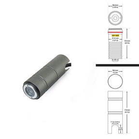 VBD-UL-1022-0300-A-RGBW-xx In-Ground Light 12-24V 3W RGBW