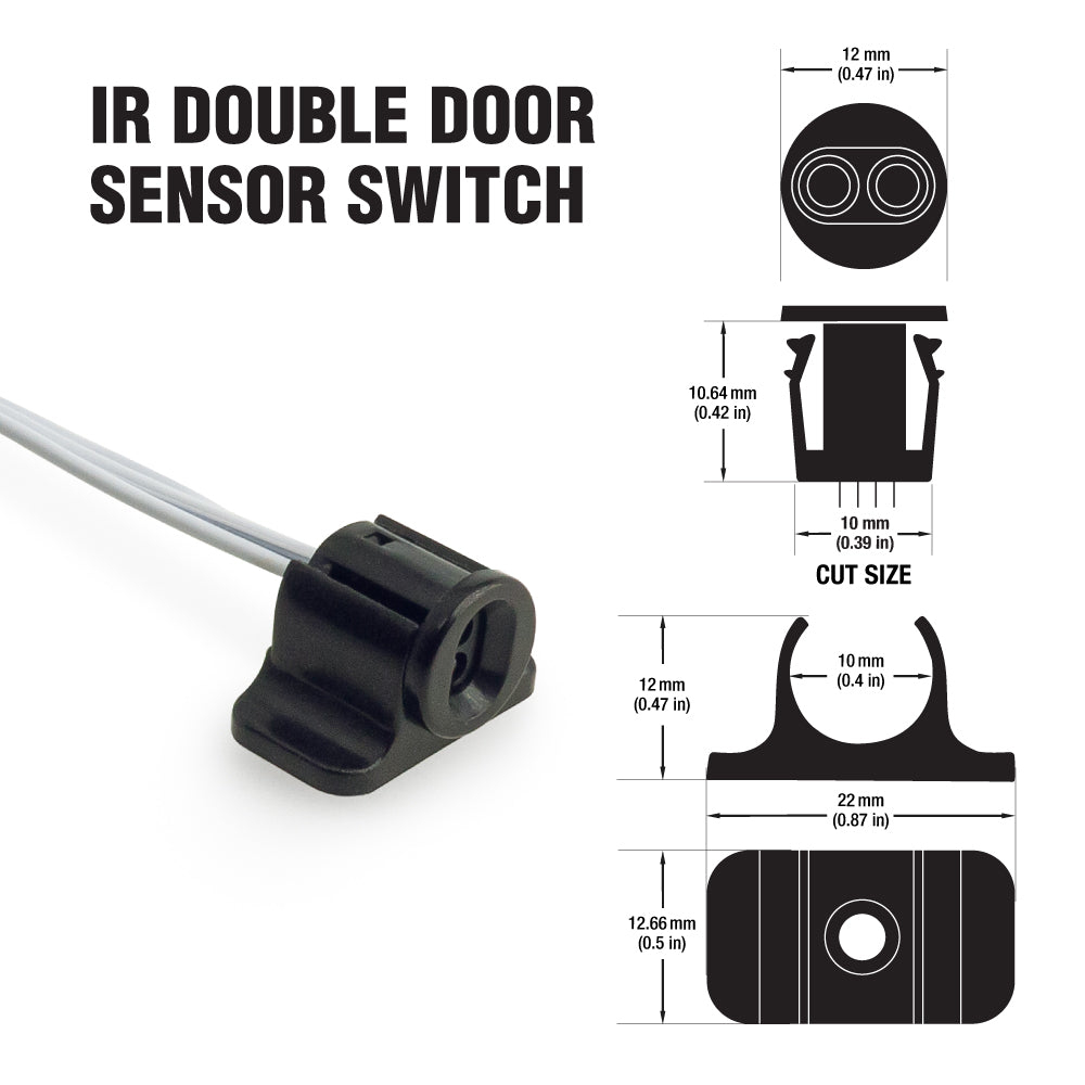 VBD-DOOR-DBL-60 Double Door Trigger Infrared Sensor
