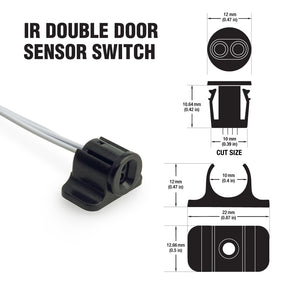 VBD-DOOR-DBL-60 Double Door Trigger Infrared Sensor