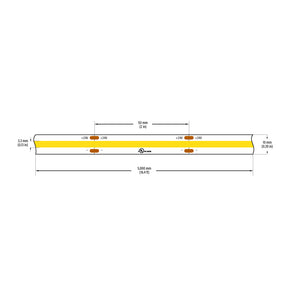 VBDFS-COB480W3-xxxx-24S 765Lm/m(233Lm/ft) 9W/m(3W/ft) CCT(2.7K, 3K, 3.5K, 4K, 5K)