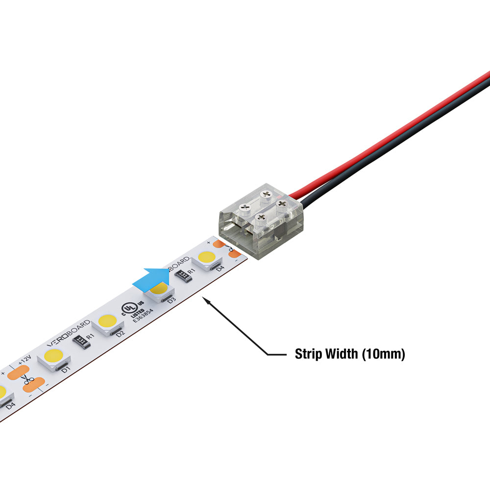 VBD-CON-SC10MM-SW LED Strip to Wire Connector