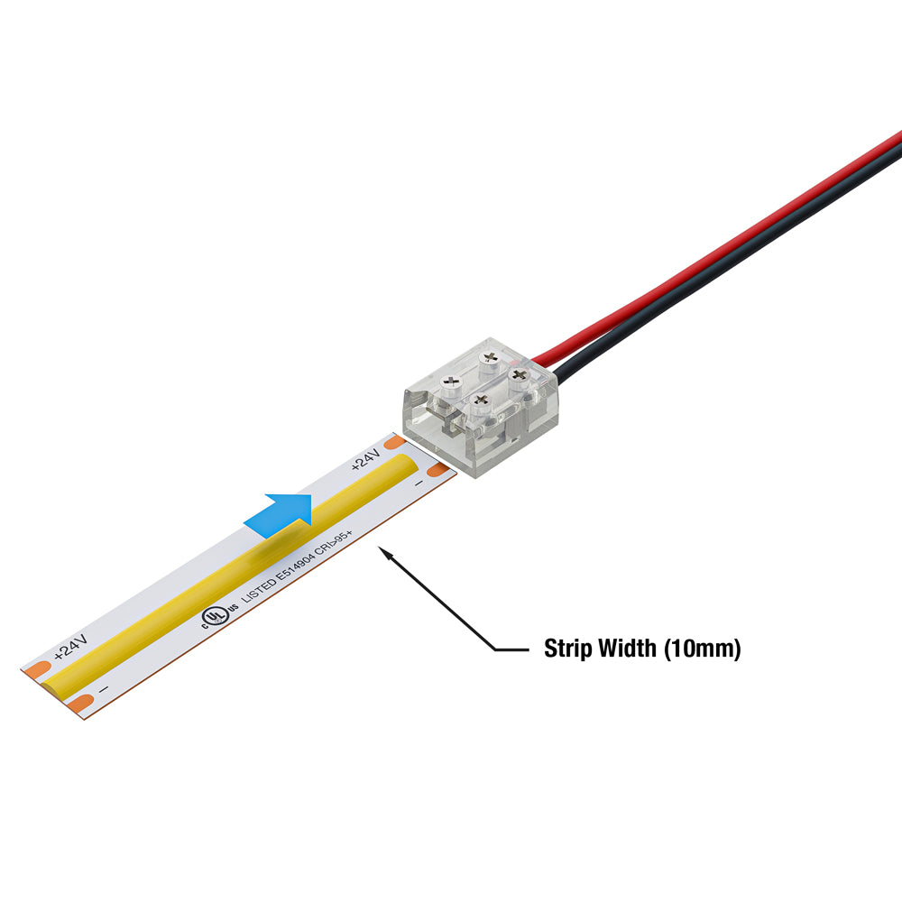 VBD-CON-SC10MM-SW LED Strip to Wire Connector
