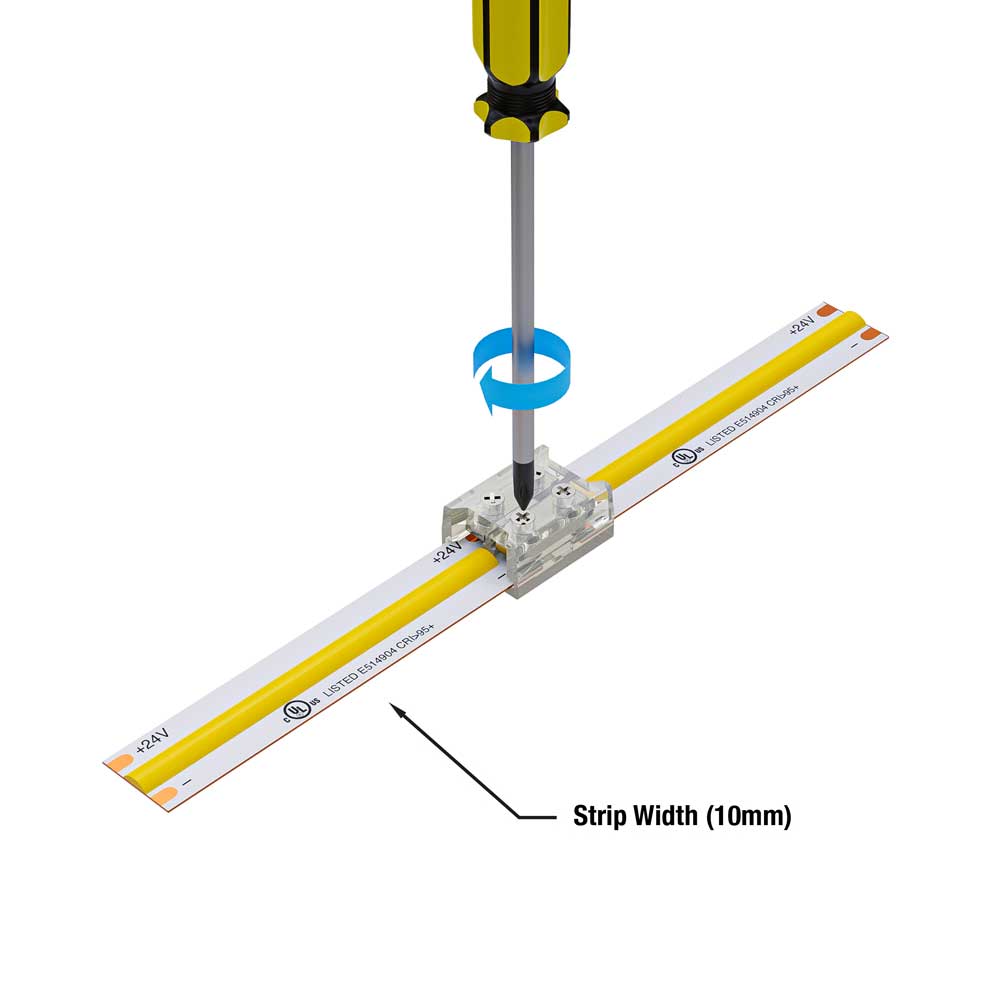 VBD-CON-SC10MM-SS LED Strip to Strip Connector