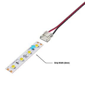 VBD-BC-8MM-1S1W LED Strip to Wire Connector