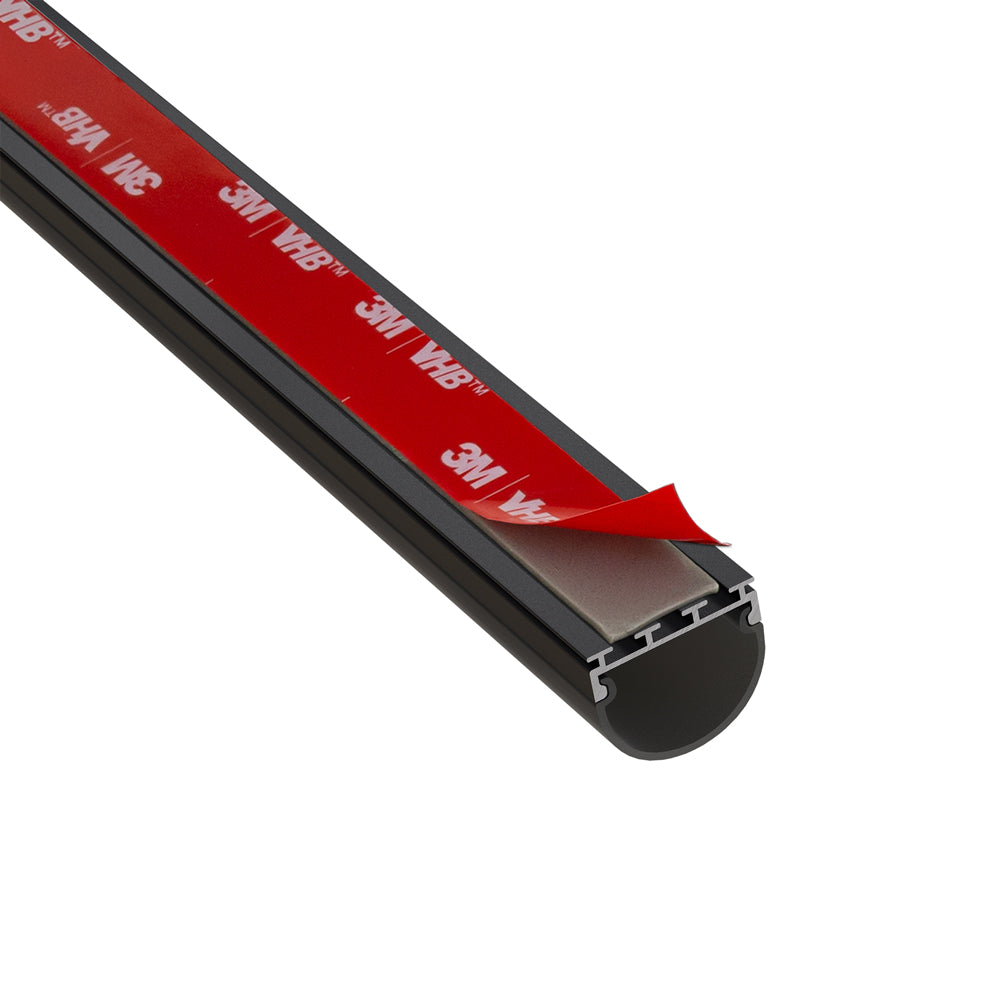 VBD-CH-R2B Black LED Aluminum Channel