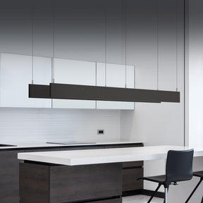 VBD-CH-H2 Narrow Black hanging LED Aluminum Channel