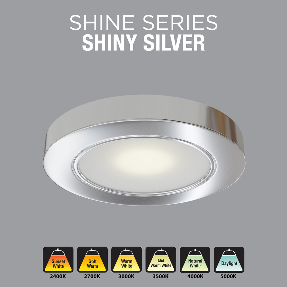 VBUN-2R25-xx-Silver Retrofit Cabinet Light Shine Series