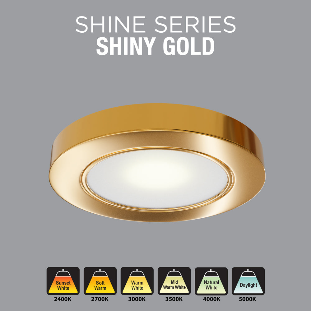 VBUN-2R25-xx-Gold Retrofit Cabinet Light Shine Series