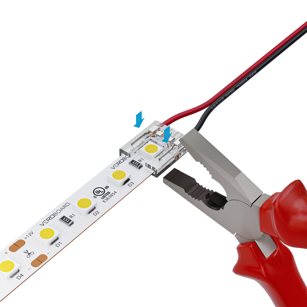 VBD-BC-12MM-1S1W LED Strip to Wire Connector