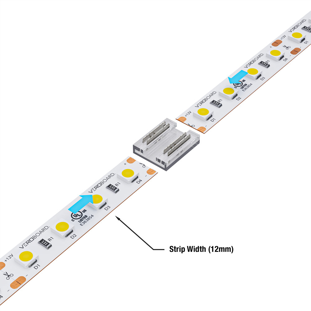 VBD-BC-12MM-2S LED Strip to Strip Connector
