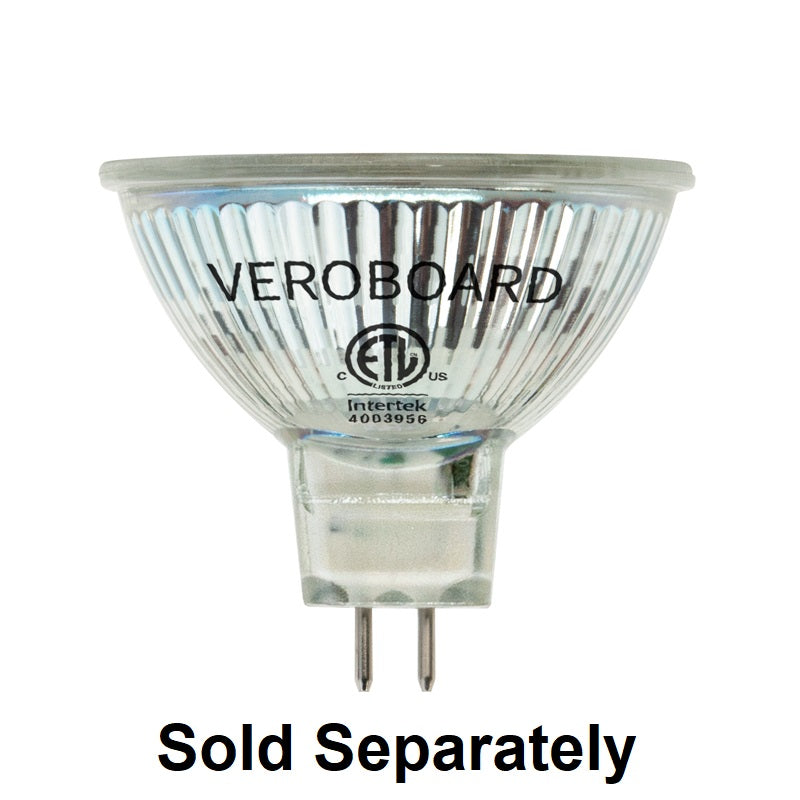 VBD-UL-MR16-C 4 inch Adjustable Beam MR16 Bulb Inground Up light, veroboard