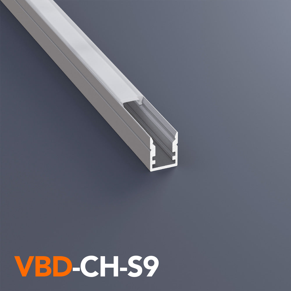 VBD-CH-S9 LED Aluminum Channel 2.4Meters(94.4in) and 3Meters(118in) - veroboard