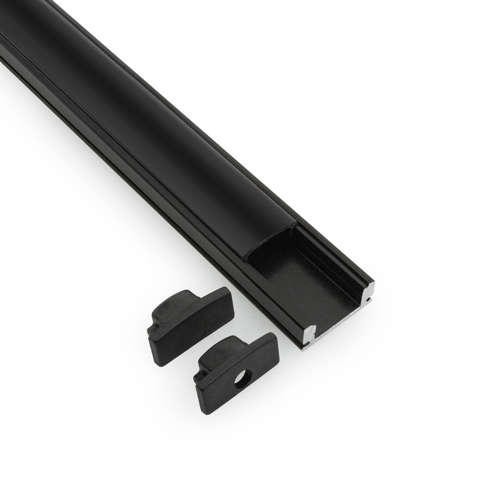 VBD-CH-S55B Black LED Aluminum Channel