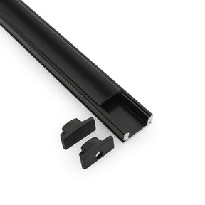 VBD-CH-S55B Black LED Aluminum Channel