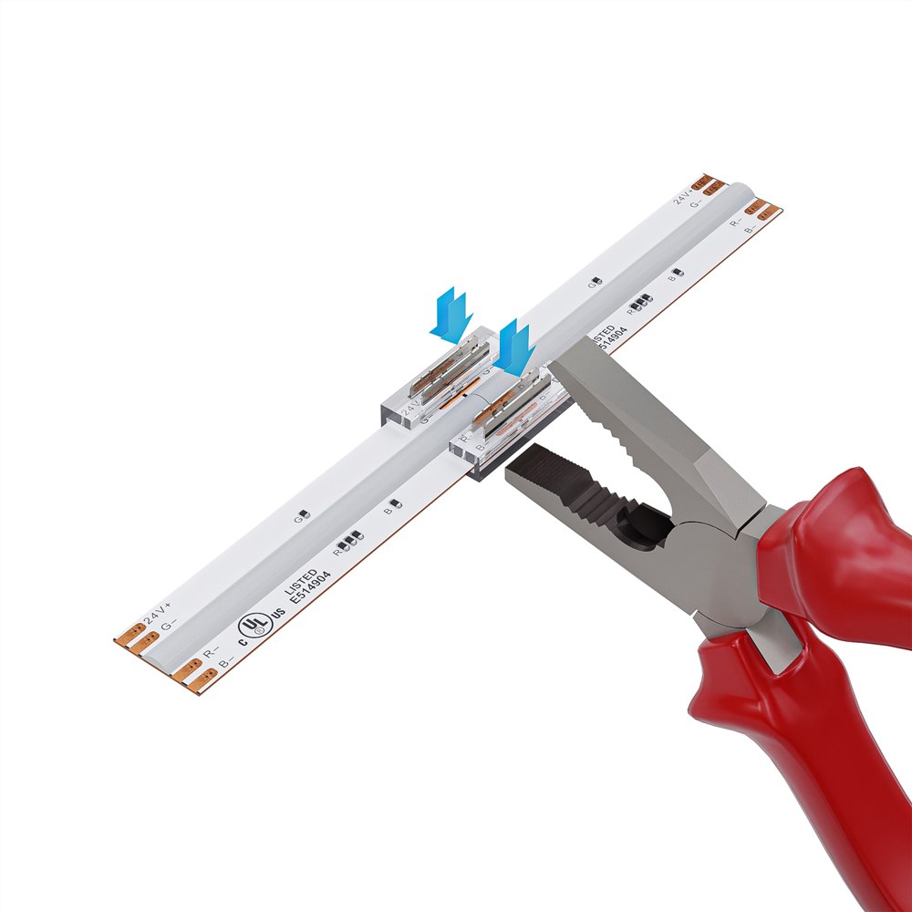 VBD-RGBBC-12MM-2S LED Strip to Strip Connector