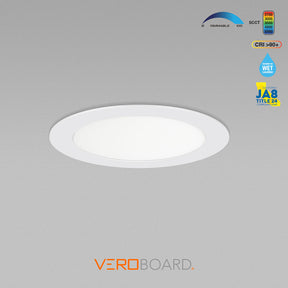 LED-6-S12W-1224V-5CCTWH, 6 inch Round Downlight LED Panel
