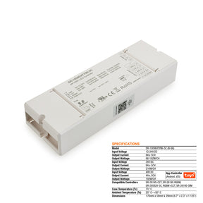 SR-1009EATYWI-5C (R-8A) Constant Voltage LED Light Receiver, 5 channel RF + Tuya App., Veroboard