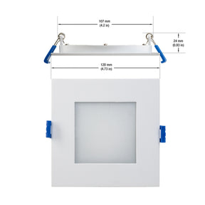 LED-S12W-5CCTWH-SQ, 4 inch Recessed Ceiling Light, Veroboard