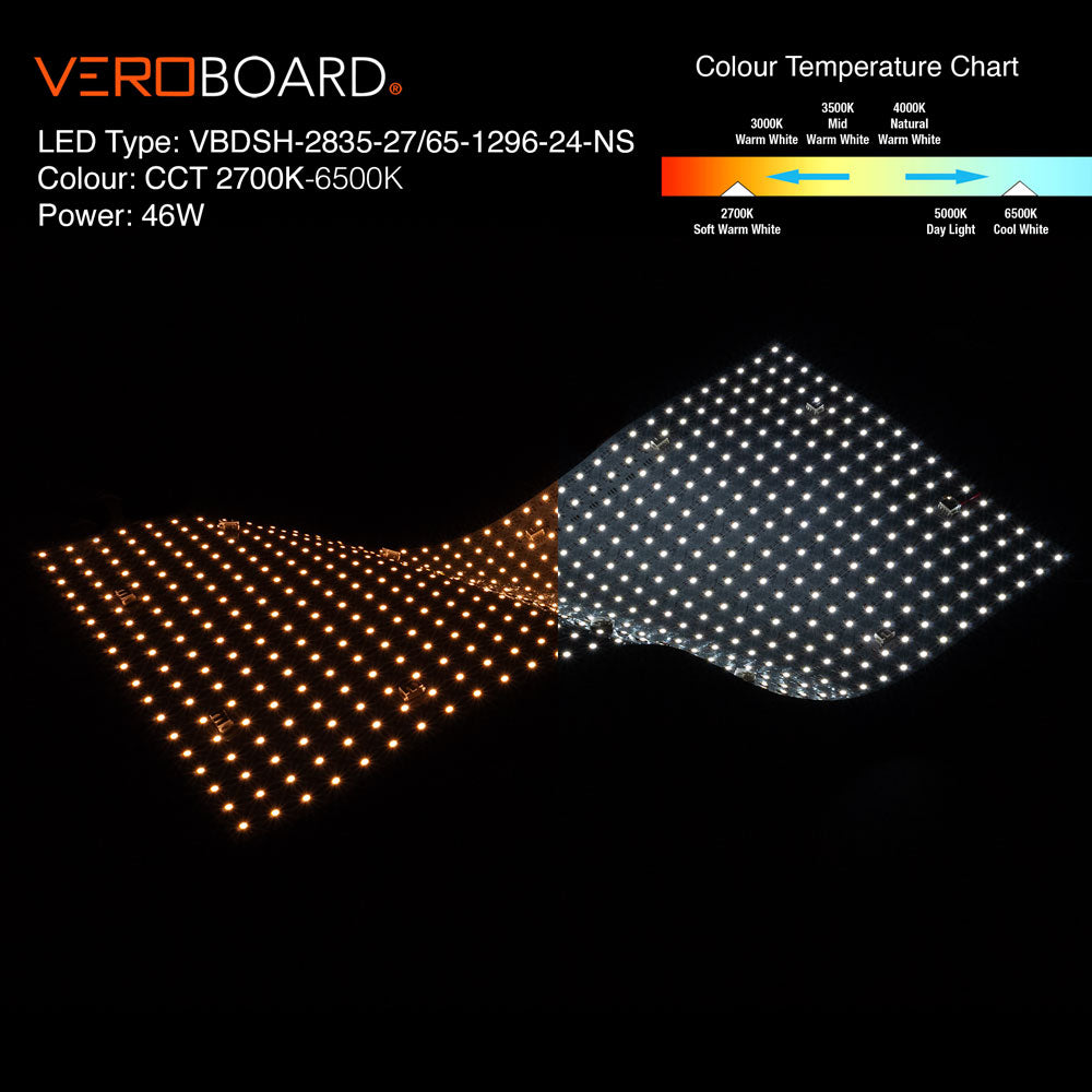 VBDSH-2835-27/65-1296-24-NS Flexible LED Backlighting Sheet - veroboard 