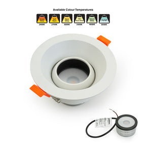 VBD-MTR-88W Low Voltage IC Rated Recessed Light Trim, Veroboard 