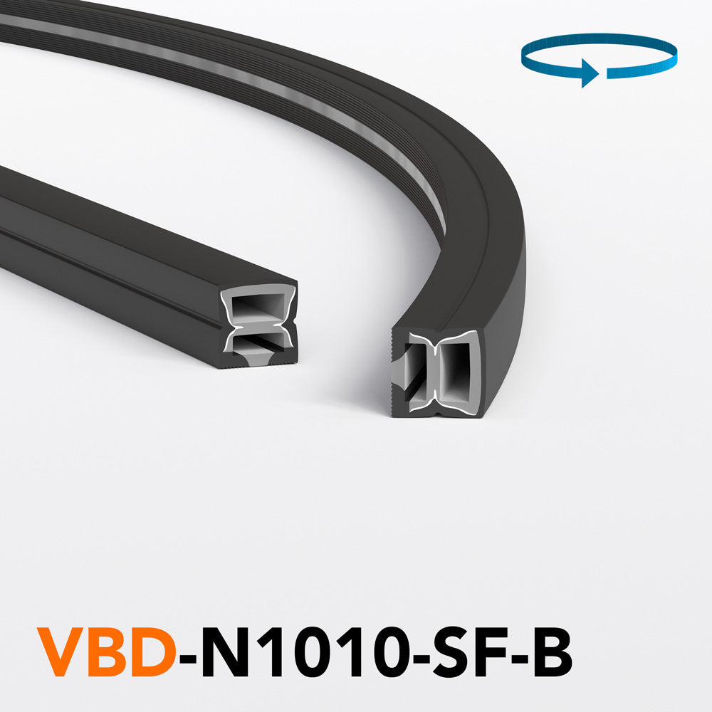 VBD-N1010-SF-B Black Silicon Flexible LED Neon channel - veroboard