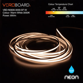 VBD-N0606-3000-SF-W Flexible Neon White LED Strip 5M