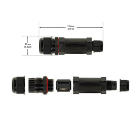 Outdoor Waterproof RGBW Connector Y Type, gekpower