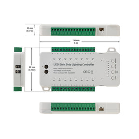 VBD-STEP-SYSTEM-16 Steps LED Light Controller with Dual PIR Motion Sensor