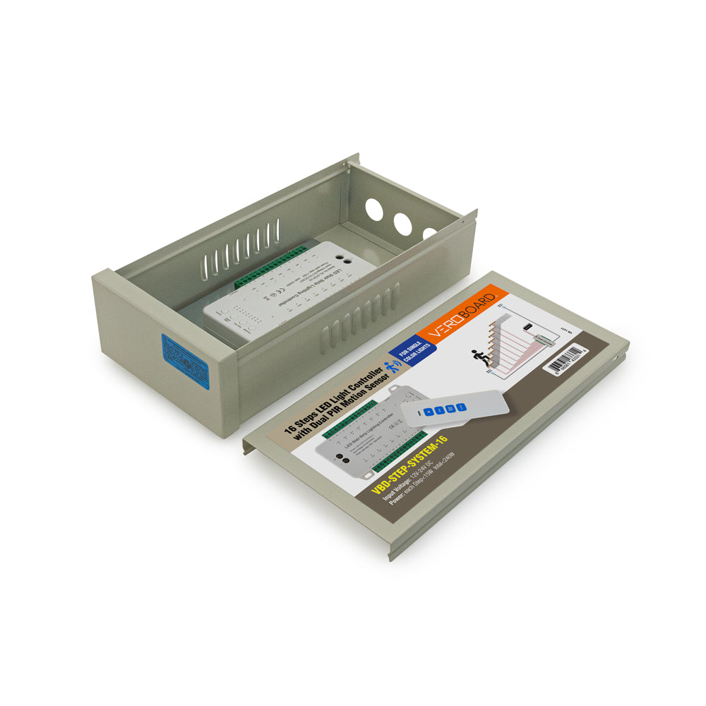 VBD-STEP-SYSTEM-16 Steps LED Light Controller with Dual PIR Motion Sensor