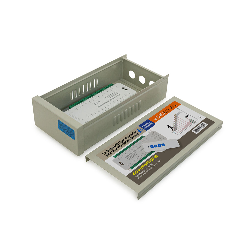 VBD-STEP-SYSTEM-28 Steps LED Light Controller with Dual PIR Motion Sensor