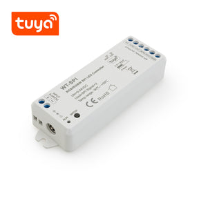 WT-SPI WiFi & RF RGB/RGBW SPI LED Controller WT-SPI + Tuya App