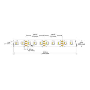 VBDFS-5050-RGBWWD-96-12-NS Addressable(TM1814) LED Strip, 30W/m(9W/ft) RGBWW Gold PCB