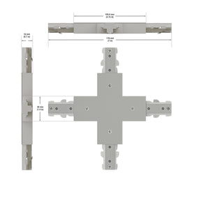 VBD-0337-CJW Track Cross Joiner White, veroboard