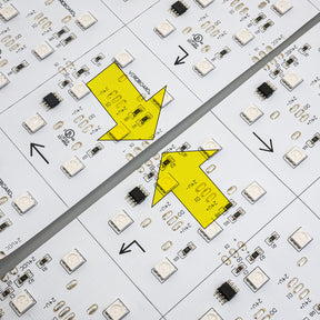 VBDSH-5050-RGBD-420-24-NS Flexible Digital LED Backlighting Sheet, veroboard