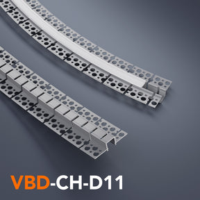 VBD-CH-D11 Flexible Plaster-In Cove LED Aluminum Channel