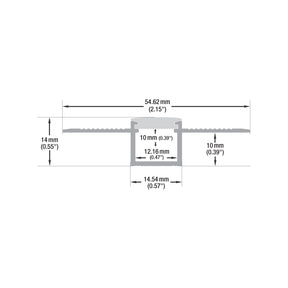 VBD-CH-D11 Flexible Plaster-In Cove LED Aluminum Channel