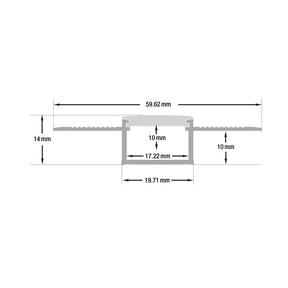 VBD-CH-D12 Flexible Plaster-In Cove LED Aluminum Channel