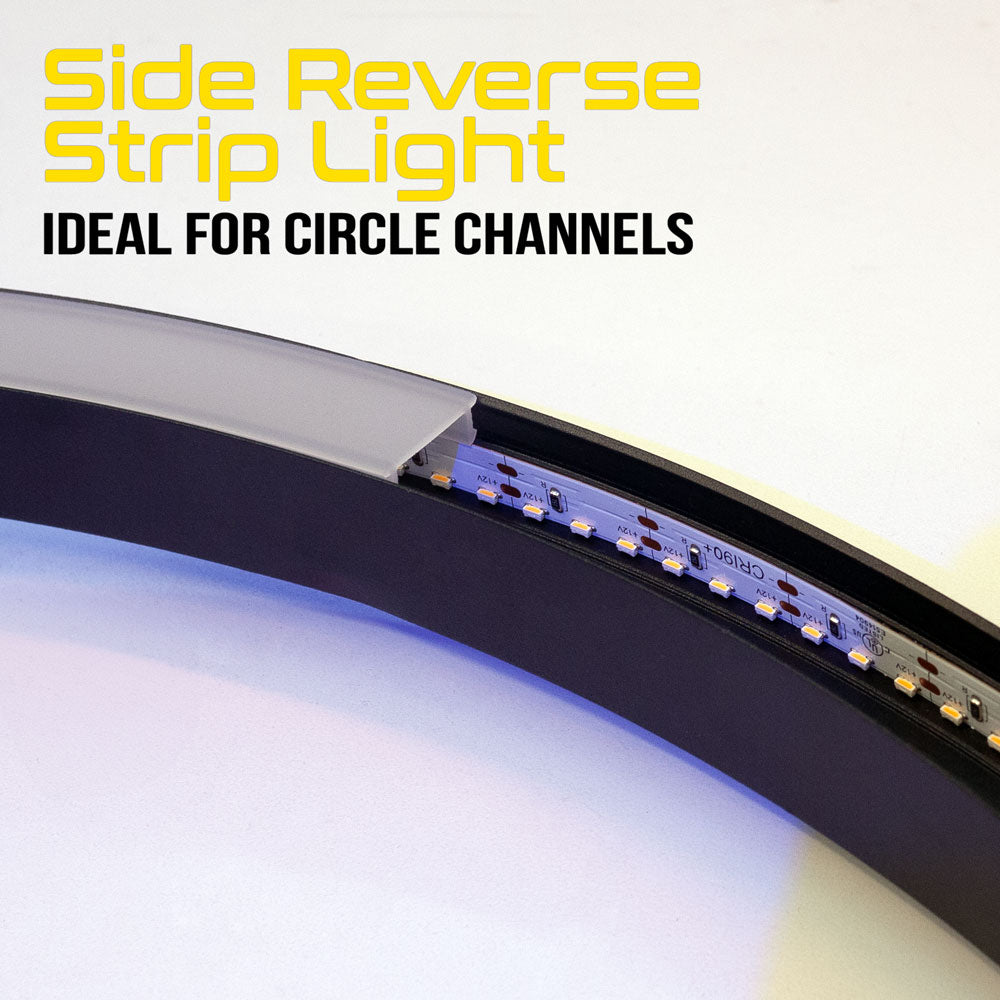 VBDFS-315-3000-120-12NS-RVS-8 Side Emitting LED Strip, 1320Lm/m(402Lm/ft) 9W/m(3W/ft) CCT(3K)