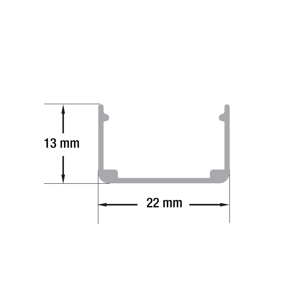 VBD-N2014-SF-W White Silicone Flexible LED Neon channel, veroboard