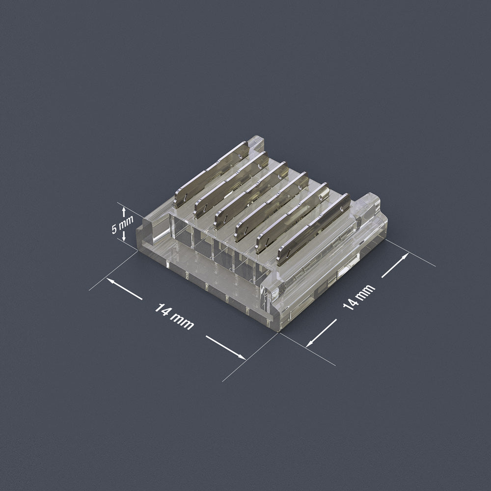VBD-50RGBWWBC-12MM-2S LED Strip to Strip RGBWW Connector