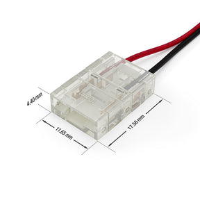 VBD-CLP-10mm-1S1W LED Strip to Wire Clip Connector