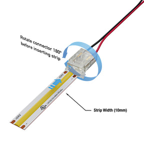 VBD-CLP-10MM-1S1W LED Strip to Wire Clip Connector