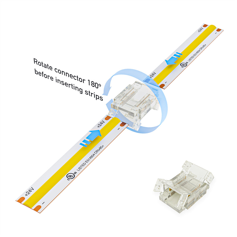 VBD-CLP-10mm-2S LED Strip to Strip Clip Connector