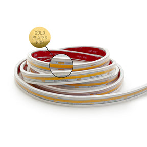 VBDFS-COB480W3-xxxx-24-WP Waterproof COB LED Strip, 765Lm/m (233Lm/ft) 9W/m(3W/ft) CCT(2.7K, 3K, 3.5K, 4K, 5K)