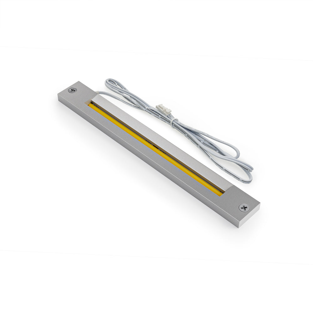 VBD-COB-24V-400L-xxxx-UN8-Silver 8 inch COB Linear Cabinet Light 24V 4.5W CCT(2.7K, 3K, 3.5K)