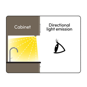 VBD-COB-24V-400L-xxxx-UN8-Gold 8 inch COB Linear Cabinet Light 24V 4.5W CCT(2.7K, 3K, 3.5K)